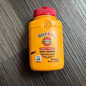 Gold Bond Medicated Body Powder Original Strength 4 oz Travel Size w/ Talc